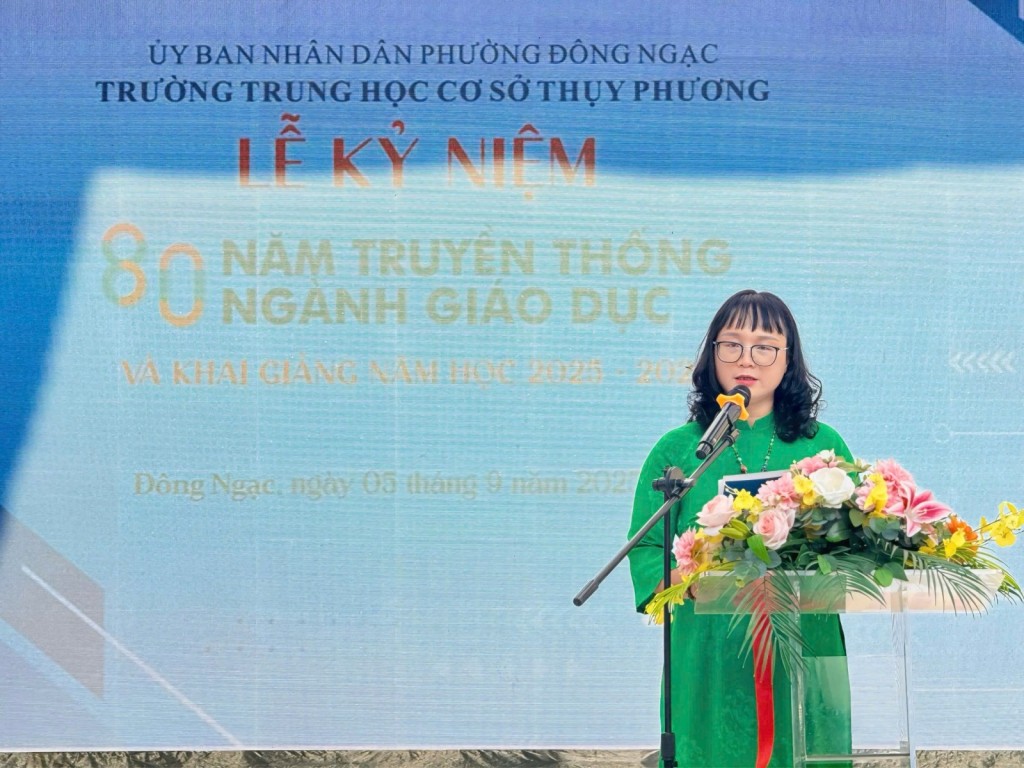 nhà giáo Nguyễn Thị Thúy Hằng - Hiệu trưởngtrường THCS Thụy Phương nhà giáo Nguyễn Thị Thúy Hằng - Hiệu trưởngtrường THCS Thụy Phương