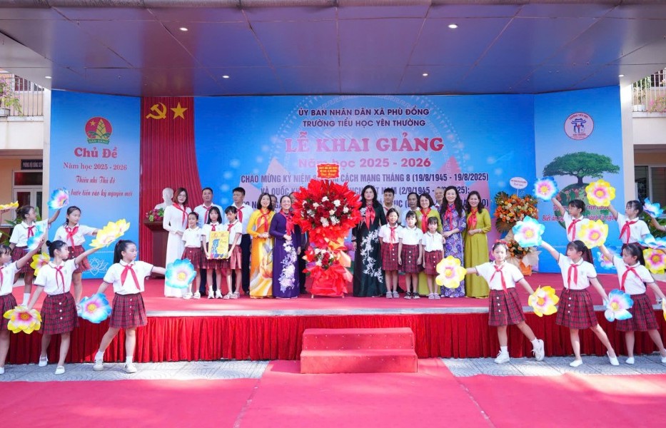Xã Phù Đổng: Rộn ràng Lễ khai giảng năm học mới