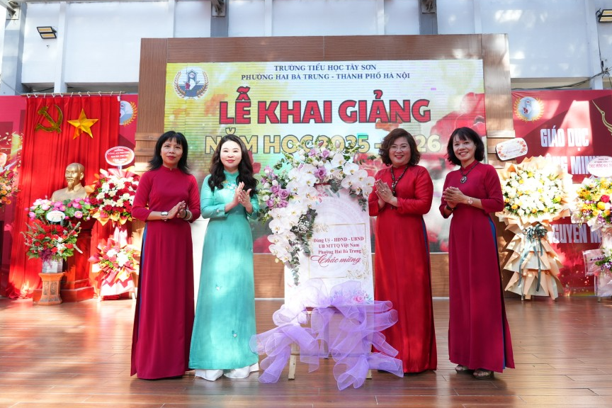 Tiểu học Tây Sơn: Nuôi dưỡng ước mơ, viết tiếp trang vàng thành tích