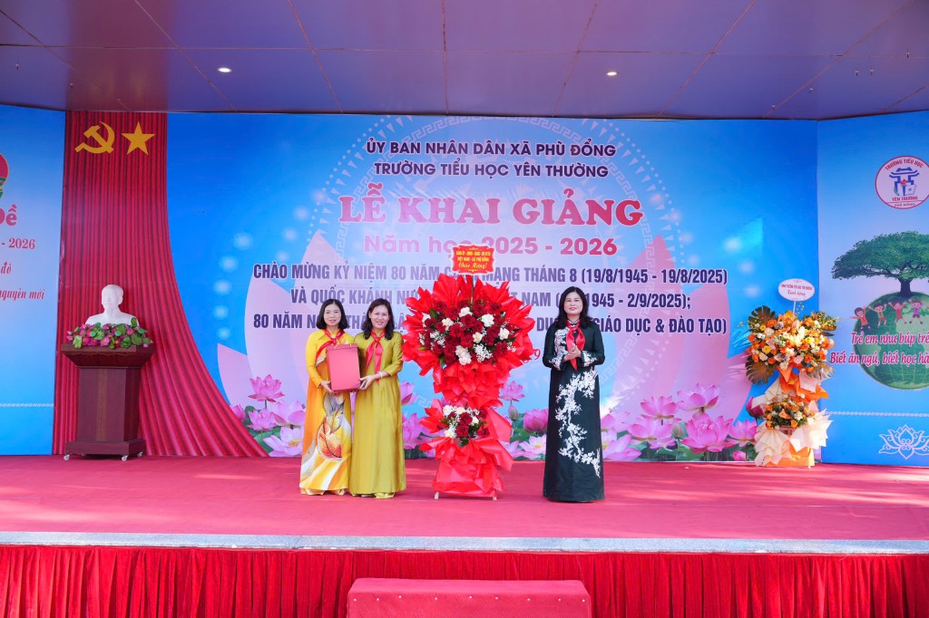 Xã Phù Đổng: Rộn ràng Lễ khai giảng năm học mới