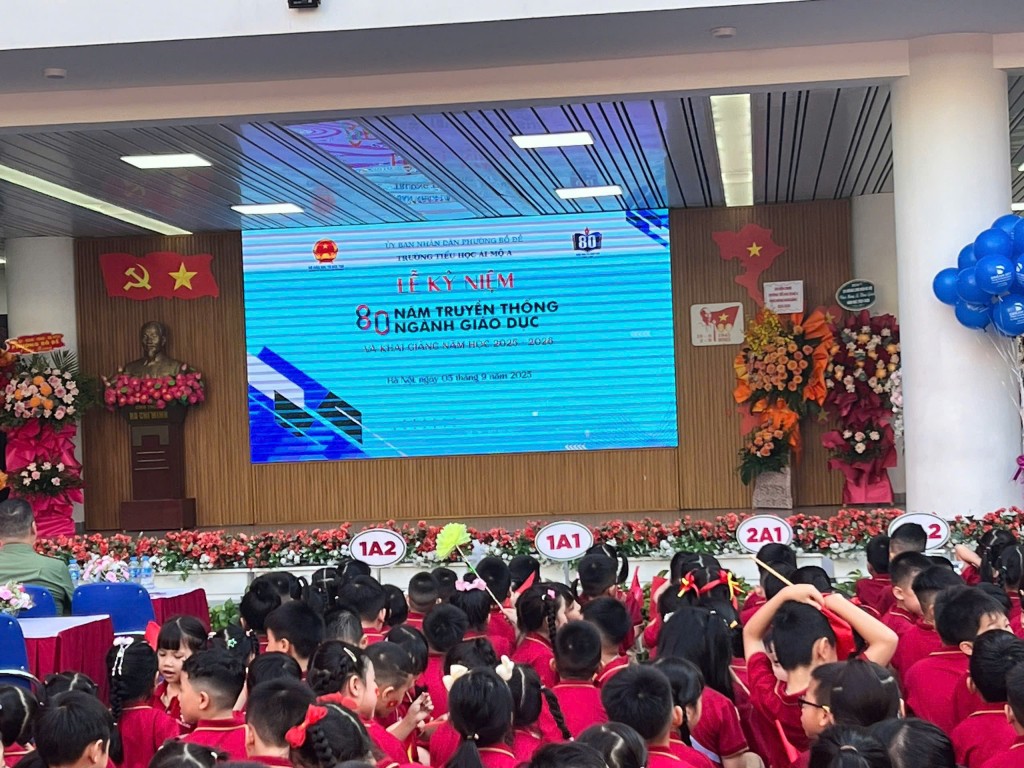 Ngày khai giảng thiêng liêng, nối tiếp 80 năm truyền thống ngành giáo dục