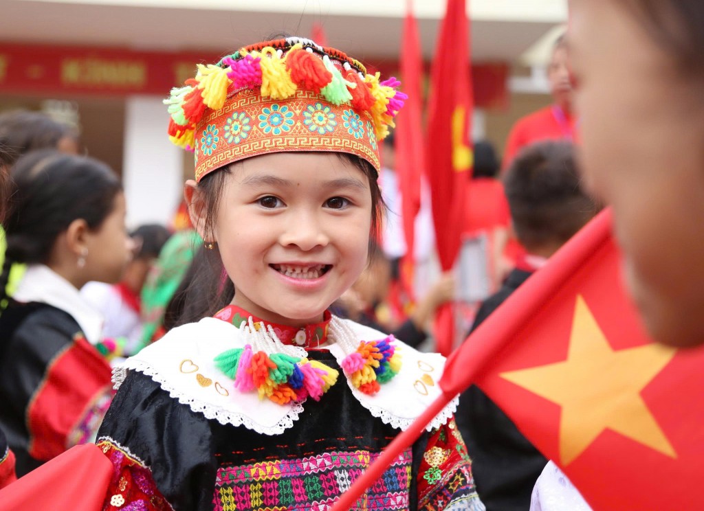 Nụ cười của học sinh vùng cao