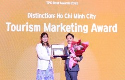 TP Hồ Chí Minh là thành phố tiếp thị du lịch xuất sắc