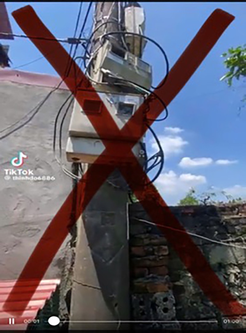 Trang Tiktok đăng bài với thông tin sai lệch Trang Tiktok đăng bài với thông tin sai lệch