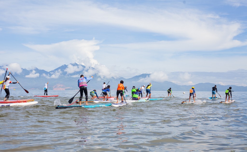Giải đấu diễn ra tại bãi biển Thanh Khê (đường Nguyễn Tất Thành (Ảnh Đ.Minh)
