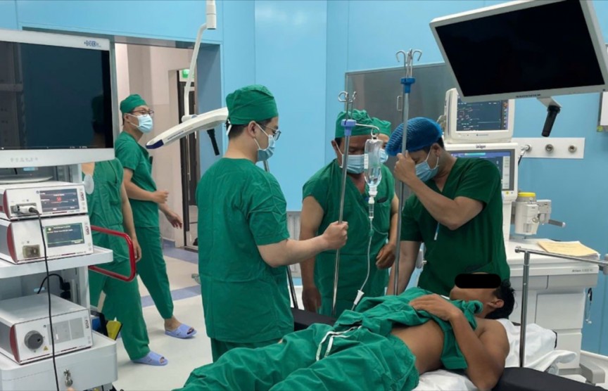 Phẫu thuật thành công ca nội soi đầu tiên tại Côn đảo