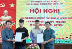 Tình nguyện nhập ngũ: Bản lĩnh, khát vọng của thanh niên Thủ đô