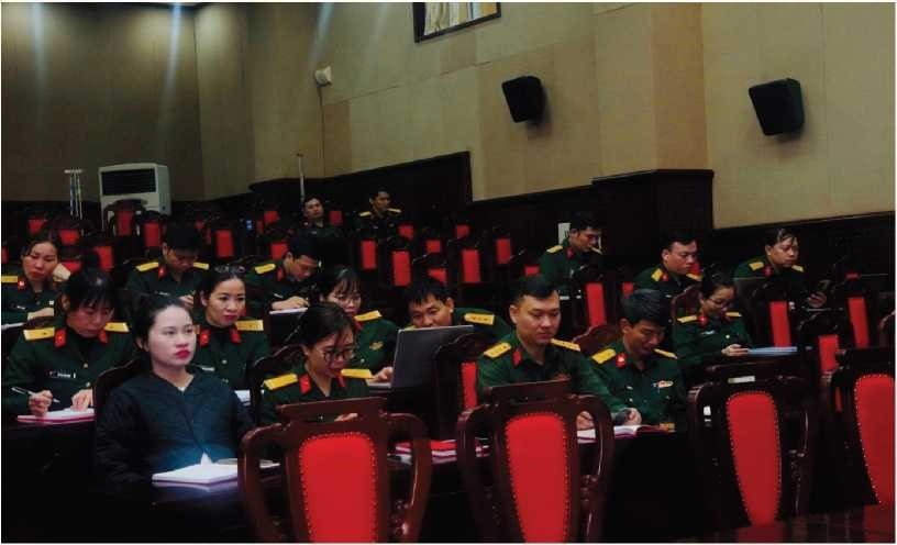 Nhiệm vụ quan trọng của quân nhân chuyên nghiệp ở Học viện Quốc phòng