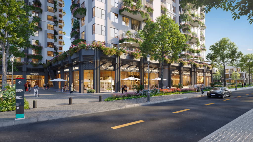 Ecopark chính thức ra mắt shop thương mại khối đế thuộc bộ sưu tập Sky Premium - Sky Retreat