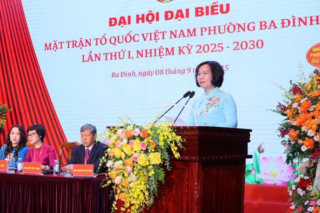 Xây dựng phường Ba Đình đoàn kết, thân thiện, giàu bản sắc văn hóa Xây dựng phường Ba Đình đoàn kết, thân thiện, giàu bản sắc văn hóa