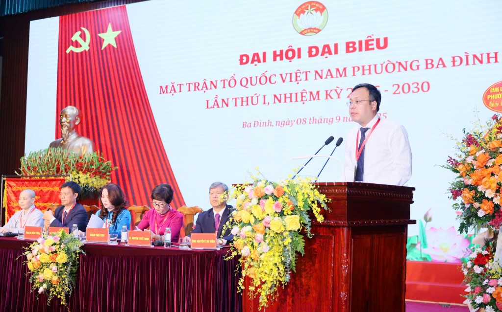 Xây dựng phường Ba Đình đoàn kết, thân thiện, giàu bản sắc văn hóa Xây dựng phường Ba Đình đoàn kết, thân thiện, giàu bản sắc văn hóa