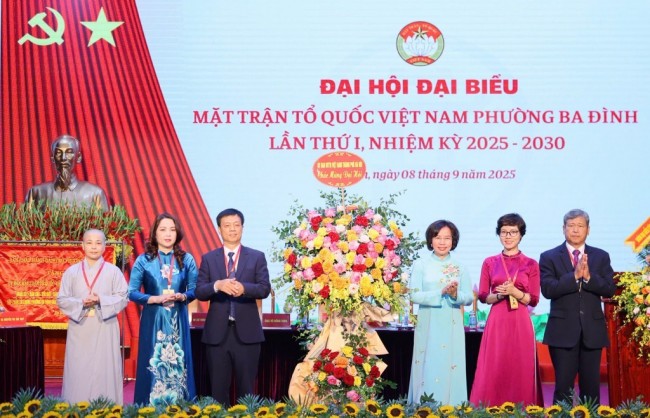 Xây dựng phường Ba Đình đoàn kết, thân thiện, giàu bản sắc văn hóa