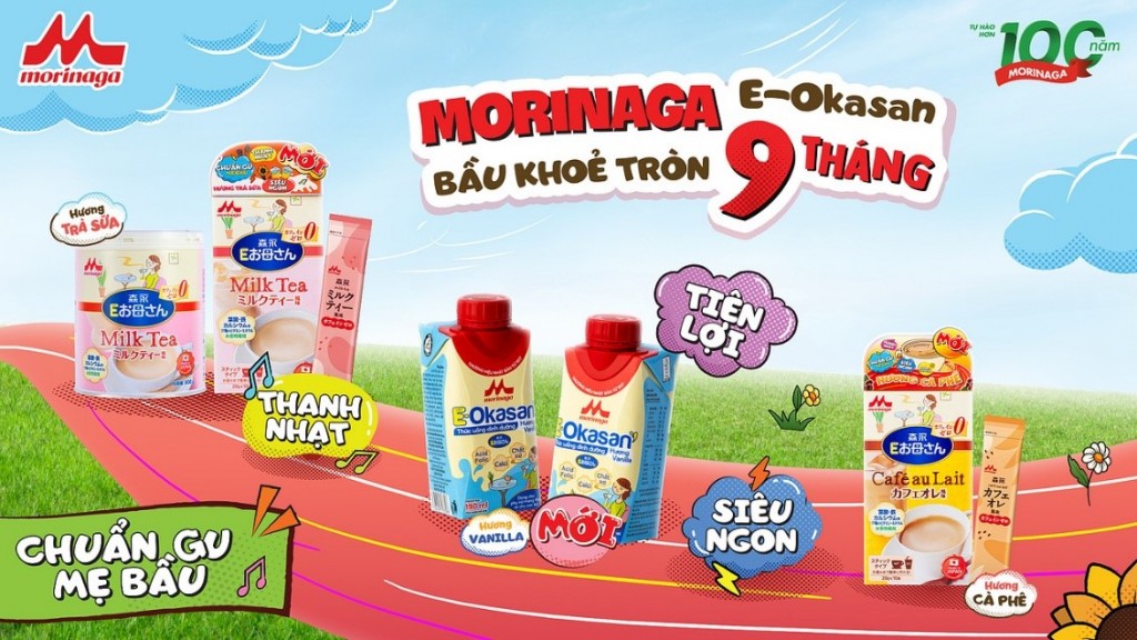 Cải tiến mới tiện lợi, siêu ngon, chuẩn gu mẹ bầu từ Morinaga E-Okasan