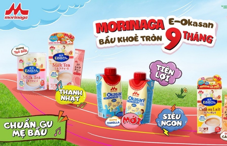 Cải tiến mới tiện lợi, siêu ngon, chuẩn gu mẹ bầu từ Morinaga E-Okasan
