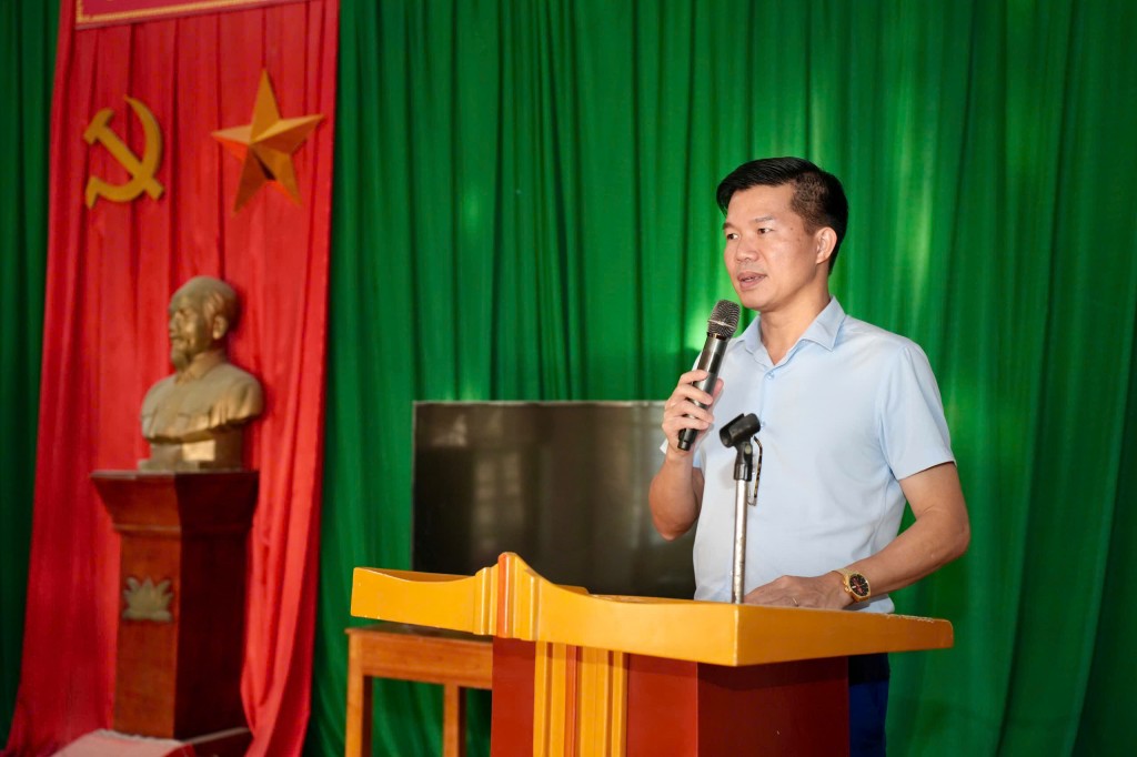 đồng chí Nguyễn Nguyên Hùng - Bí thư Đảng ủy - Chủ tịch HĐND xã Trần Phú - TP Hà Nội