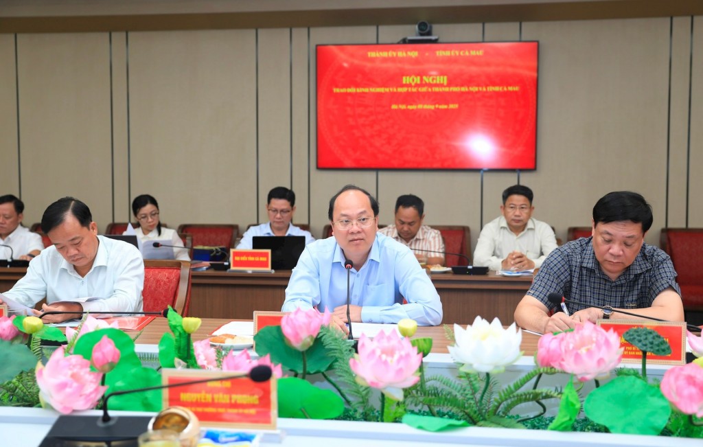 Hà Nội - Cà Mau: Tăng cường hợp tác phát huy nguồn lực phát triển