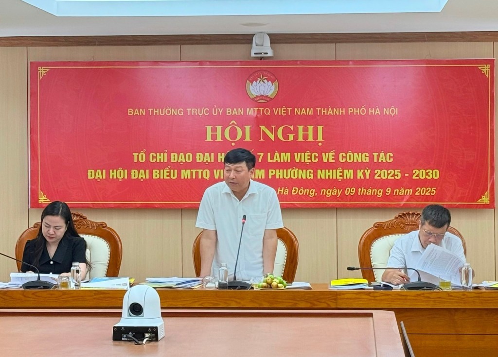MTTQ TP Hà Nội làm việc với 6 phường về công tác đại hội