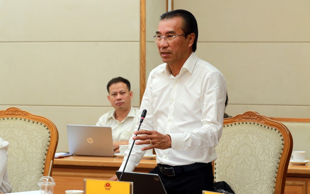 Đại biểu phát biểu tại cuộc họp - Ảnh: VGP/Minh Khôi Đại biểu phát biểu tại cuộc họp - Ảnh: VGP/Minh Khôi