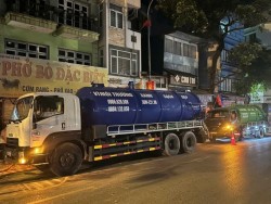 Khắc phục xong sự cố  trào bùn khi khoan hầm đường sắt đô thị