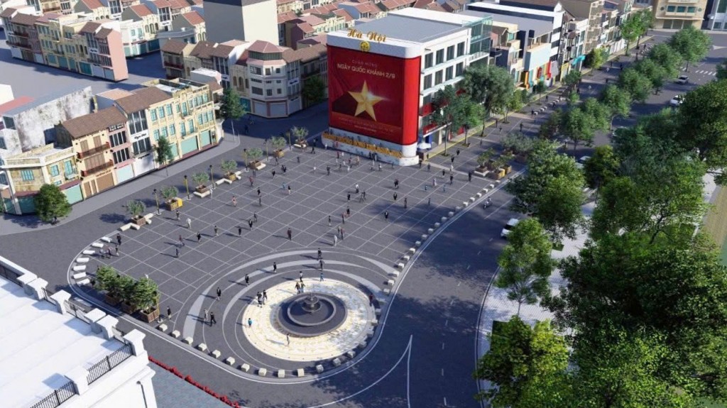 Phối cảnh quảng trường Đông Kinh Nghĩa Thục mới Phối cảnh quảng trường Đông Kinh Nghĩa Thục mới