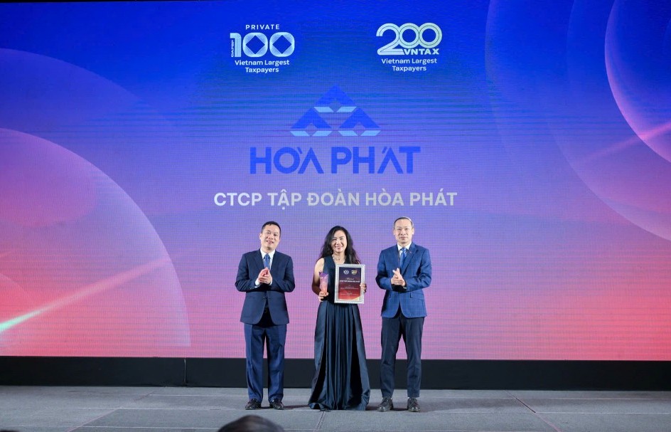 Hòa Phát là một trong 4 doanh nghiệp tư nhân nộp ngân sách lớn nhất Việt Nam