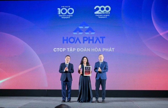 Hòa Phát là một trong 4 doanh nghiệp tư nhân nộp ngân sách lớn nhất Việt Nam