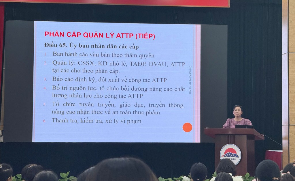 Nâng cao trách nhiệm quản lý ATTP trong mô hình chính quyền 2 cấp Nâng cao trách nhiệm quản lý ATTP trong mô hình chính quyền 2 cấp