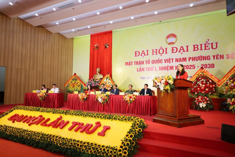 Đồng chí Nguyễn Thái Sơn là Chủ tịch UB MTTQ Việt Nam phường Yên Sở nhiệm kỳ 2025 - 2030
