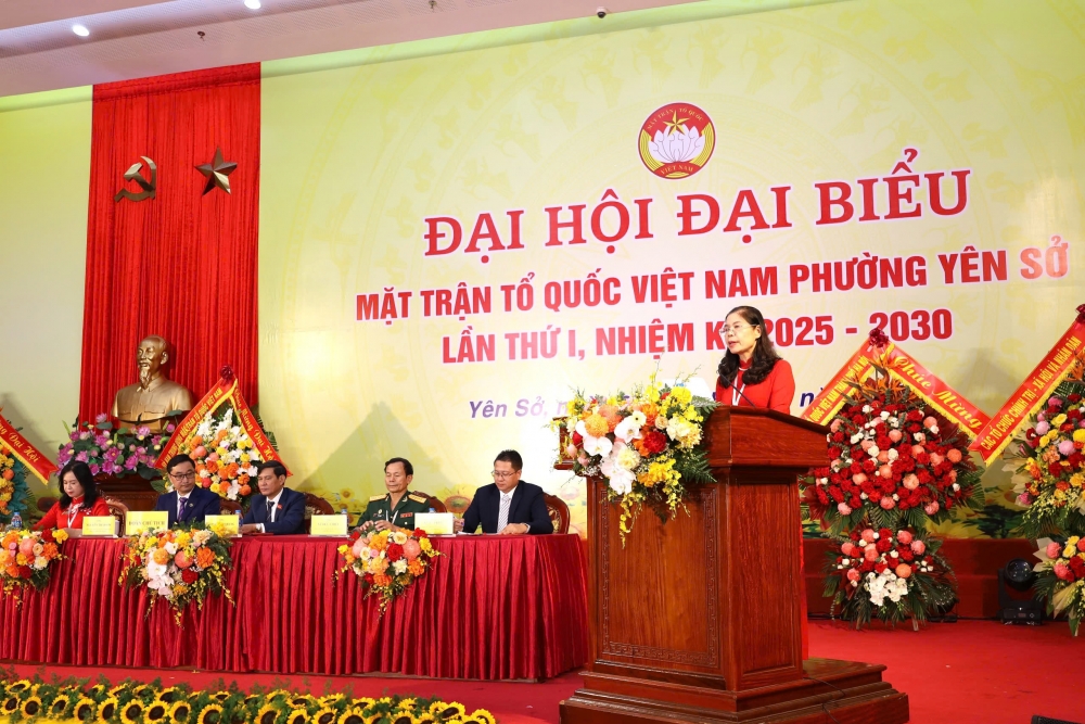 Đồng chí Nguyễn Thái Sơn là Chủ tịch UB MTTQ Việt Nam phường Yên Sở nhiệm kỳ 2025 - 2030