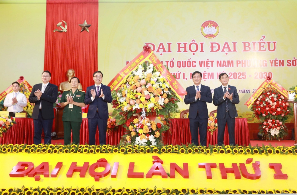 Đồng chí Nguyễn Thái Sơn là Chủ tịch UB MTTQ Việt Nam phường Yên Sở nhiệm kỳ 2025 - 2030