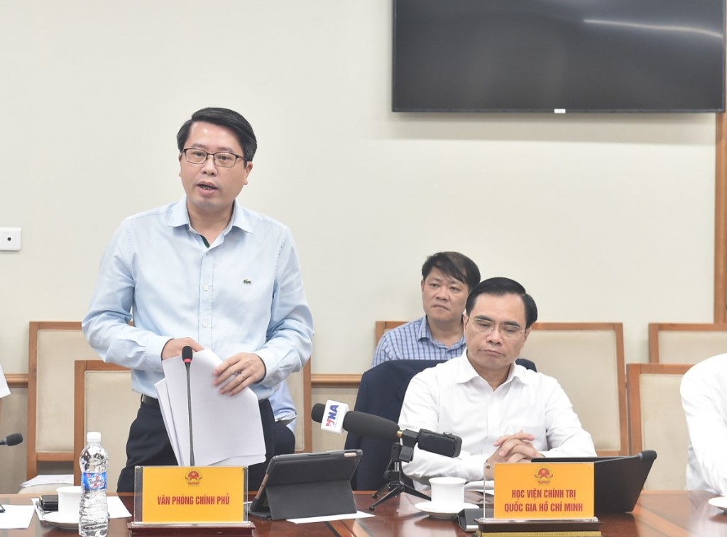 Lãnh đạo các bộ, ngành phát biểu - Ảnh: VGP/Giang Thanh Lãnh đạo các bộ, ngành phát biểu - Ảnh: VGP/Giang Thanh