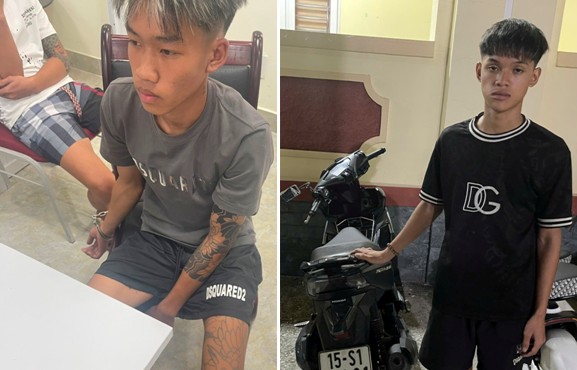 Hải Phòng: Bắt giữ 2 đối tượng cướp tài sản