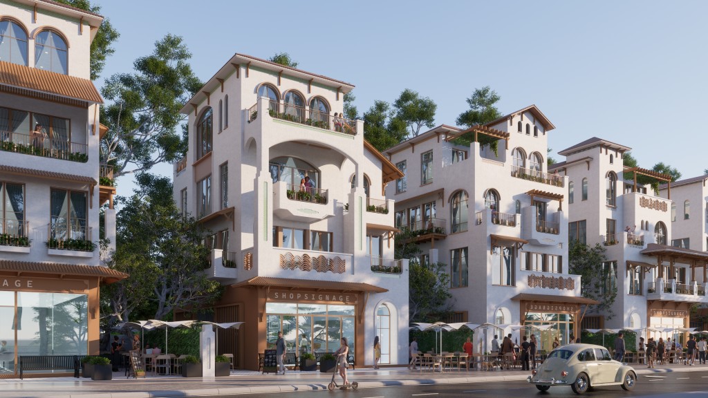 Dãy nhà phố Casa có thể linh hoạt vừa ở vừa kinh doanh, với thiết kế 3–4 tầng nổi và 1 tầng hầm đa năng.
