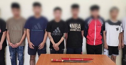 Bắt giữ nhóm “quái xế” mang hung khí đi gây rối, đánh nhau