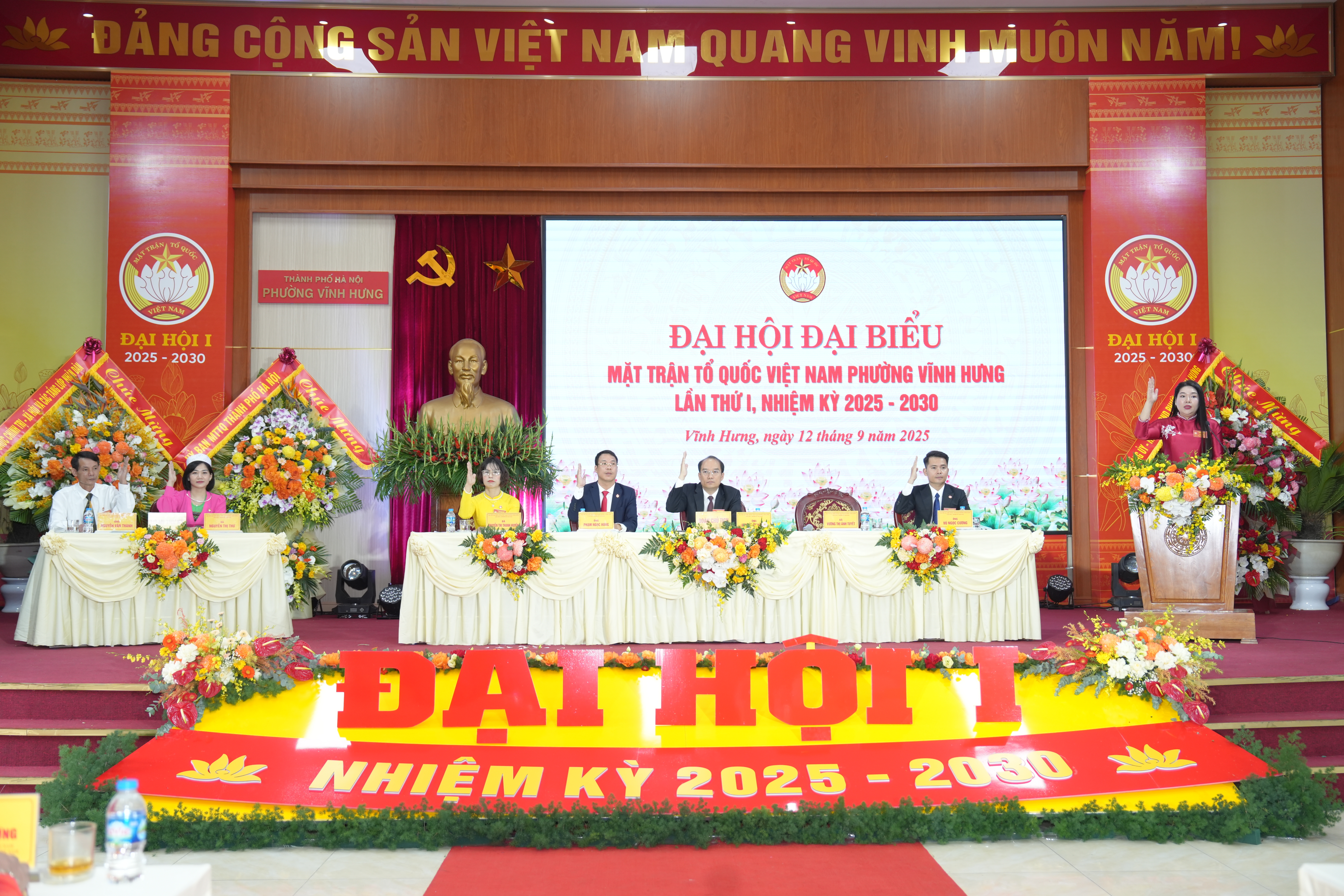 Phát huy sức mạnh đại đoàn kết toàn dân tộc, xây dựng phường Vĩnh Hưng phát triển bền vững