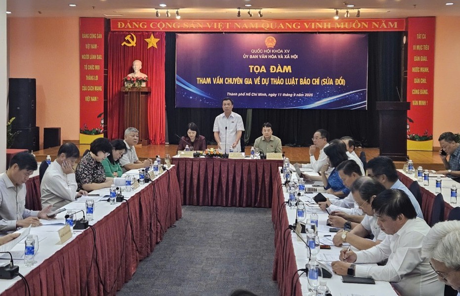 Tham vấn chuyên gia về Dự thảo Luật Báo chí (sửa đổi)