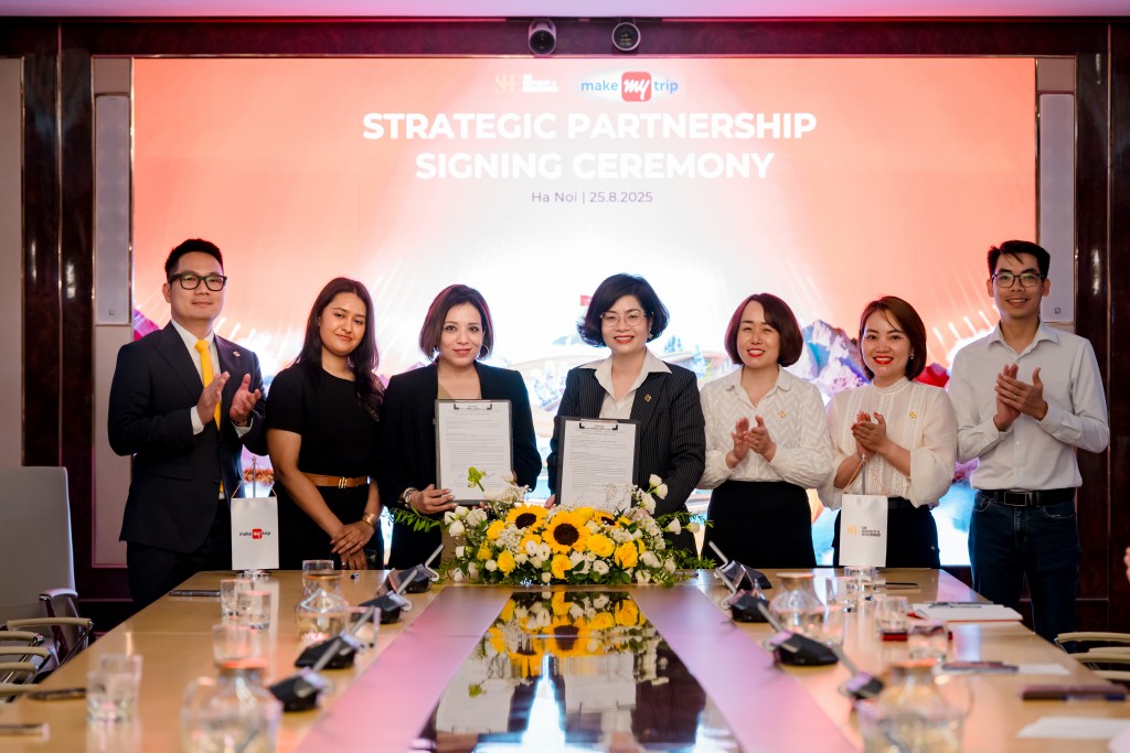 S.H.E ký hợp tác chiến lược với MakeMyTrip S.H.E ký hợp tác chiến lược với MakeMyTrip