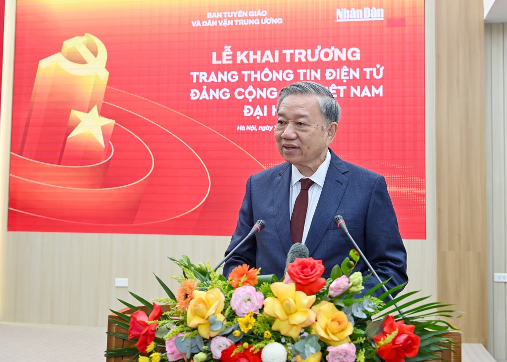Ra mắt Trang tin điện tử Đảng Cộng sản Việt Nam - Đại hội XIV