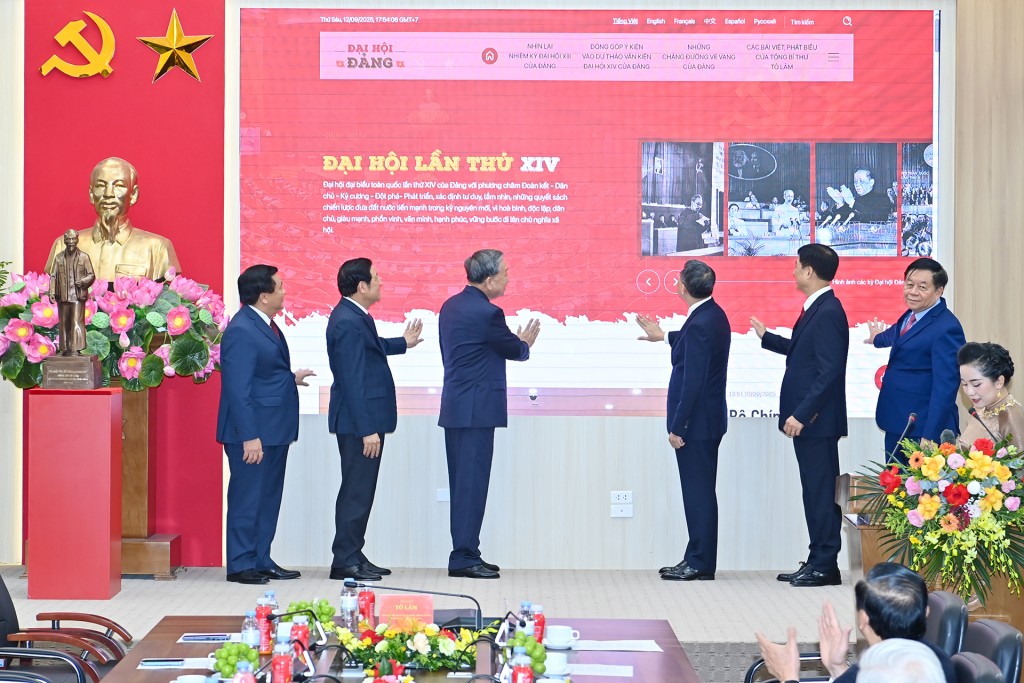 Ra mắt Trang tin điện tử Đảng Cộng sản Việt Nam - Đại hội XIV