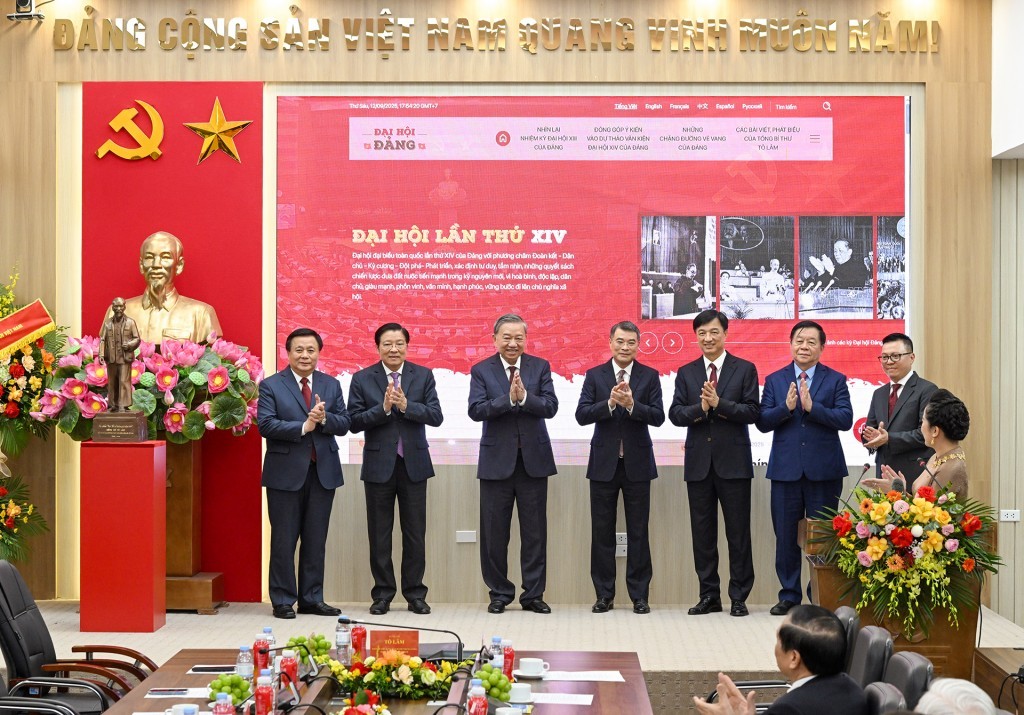 Ra mắt Trang tin điện tử "Đảng Cộng sản Việt Nam - Đại hội XIV"