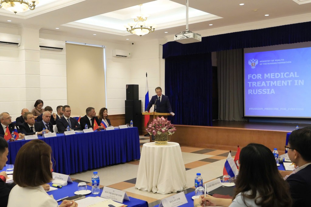 Tăng cường kết nối doanh nghiệp y tế Việt Nam - Liên bang Nga Tăng cường kết nối doanh nghiệp y tế Việt Nam - Liên bang Nga
