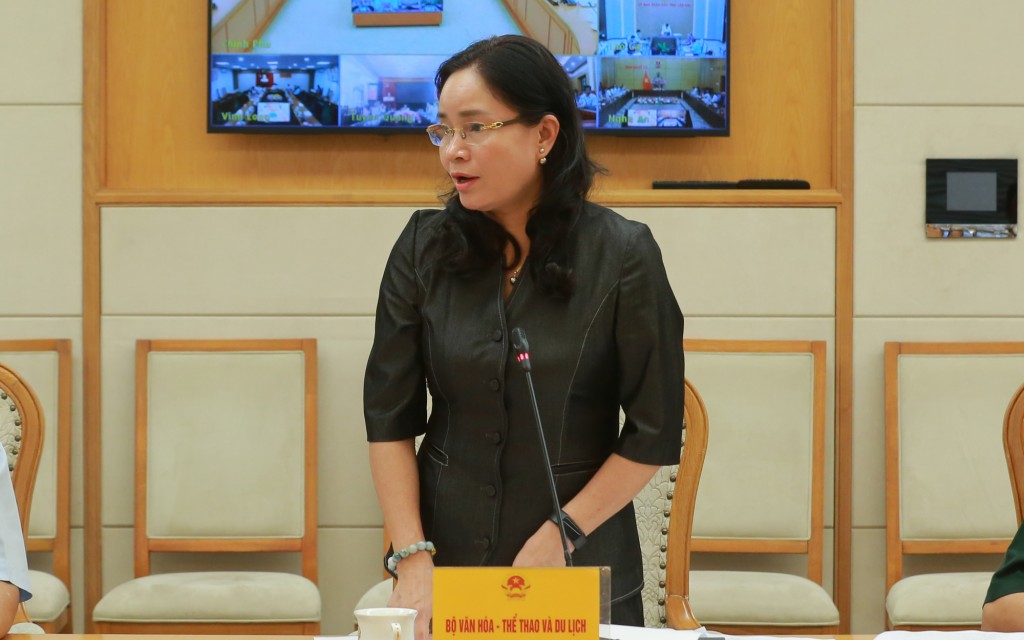 Đại biểu phát biểu ý kiến tại cuộc họp - Ảnh: VGP/Minh Khôi Đại biểu phát biểu ý kiến tại cuộc họp - Ảnh: VGP/Minh Khôi