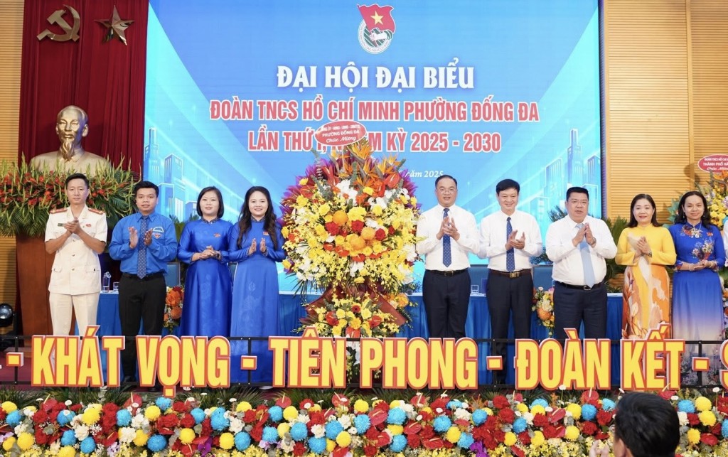 Đại hội Đoàn phường Đống Đa: Ngày hội của những người trẻ, giỏi
