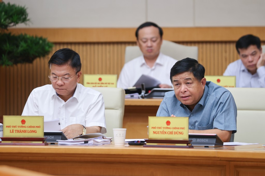 Phó Thủ tướng Nguyễn Chí Dũng phát biểu - Ảnh: VGP/Nhật Bắc
