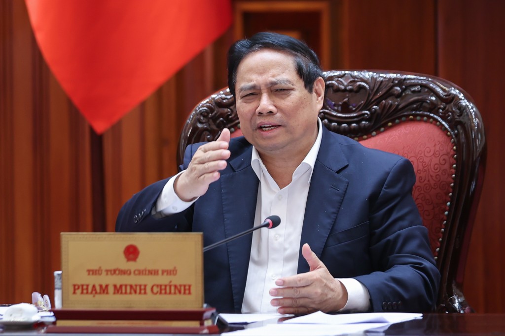 Thường trực Chính phủ cho ý kiến về chủ trương xây dựng một số trung tâm, khu liên hợp thể thao tầm cỡ quốc tế tại một số địa phương - Ảnh: VGP/Nhật Bắc