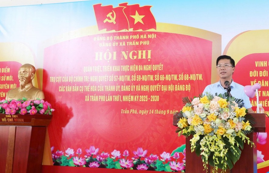 Gần 1.000 đảng viên xã Trần Phú tham gia Hội nghị quán triệt các Nghị quyết của Đảng