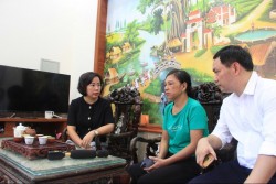 Trao hỗ trợ cho gia đình nạn nhân vụ cháy tại xã Thường Tín