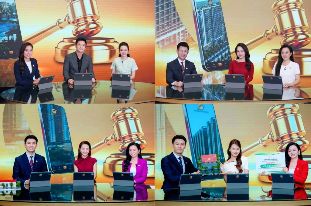 Sunshine Group: Tiên phong đưa livestream đặt giá bất động sản lên sóng truyền hình Quốc gia Sunshine Group: Tiên phong đưa livestream đặt giá bất động sản lên sóng truyền hình Quốc gia