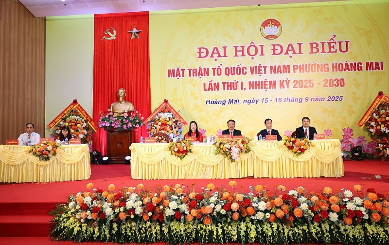 Đại hội MTTQ Việt Nam phường Hoàng Mai lần thứ I: Khởi đầu mới trong khí thế mới Đại hội MTTQ phường Hoàng Mai lần thứ I: Khởi đầu mới trong khí thế mới