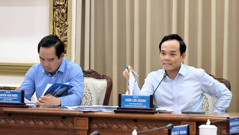 Bí thư Thành ủy TP.Hồ Chí Minh Trần Lưu Quang